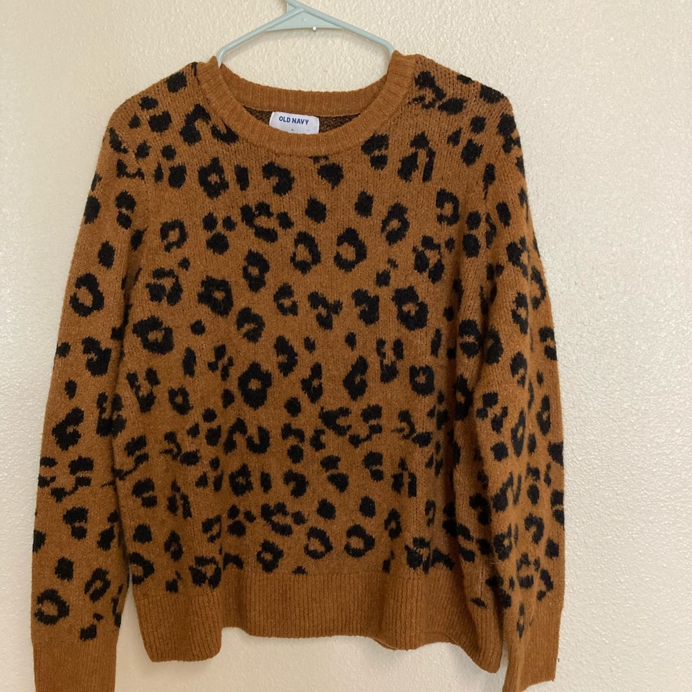 Cheetah Print Sweater